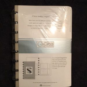 Circa 3 x5 card organizer